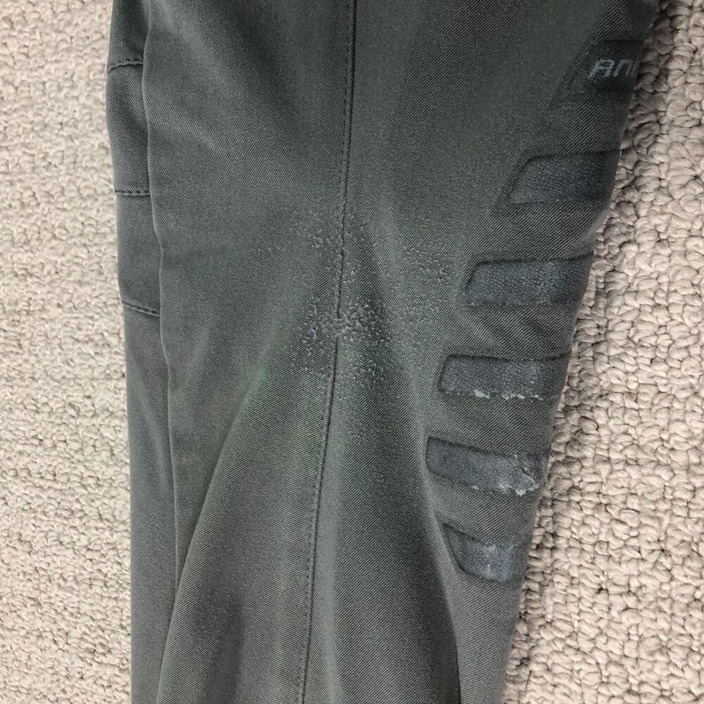 Animo Breeches Womens Gray Size IT 50 Knee Grip Italy Horse Riding READ - Picture 10 of 15